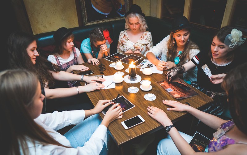 Хэллоуинская вечеринка с мистической атмосферой в Krasnodar