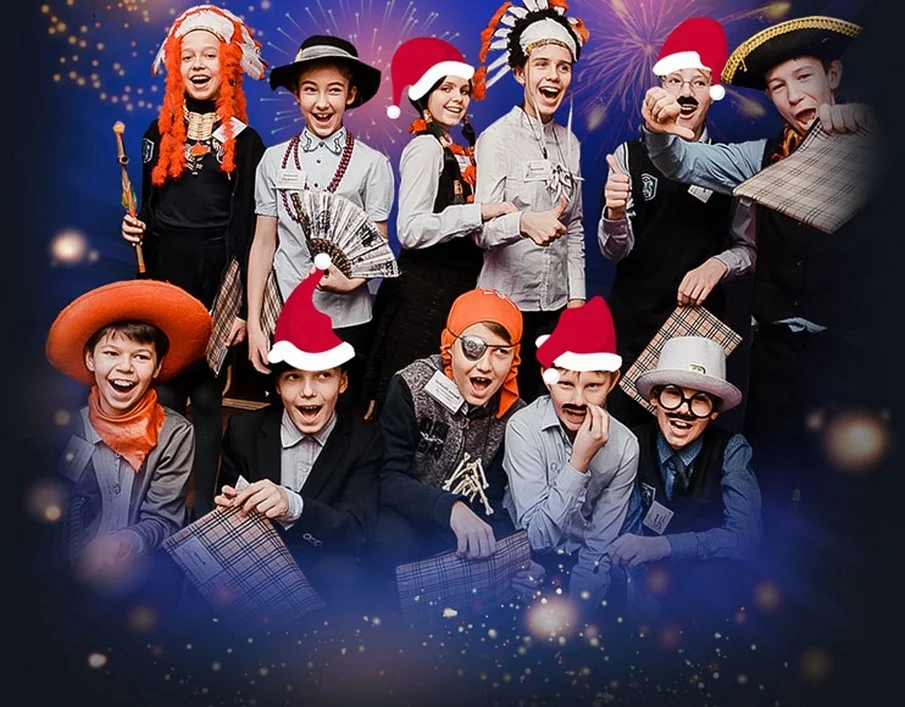 Новый год в школе в Краснодаре.